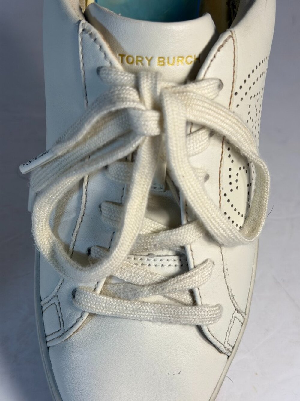 Tory Burch White leather sneakers Women's 7.5